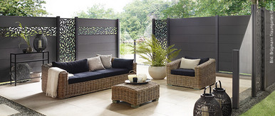 Loungemöbel Rattan